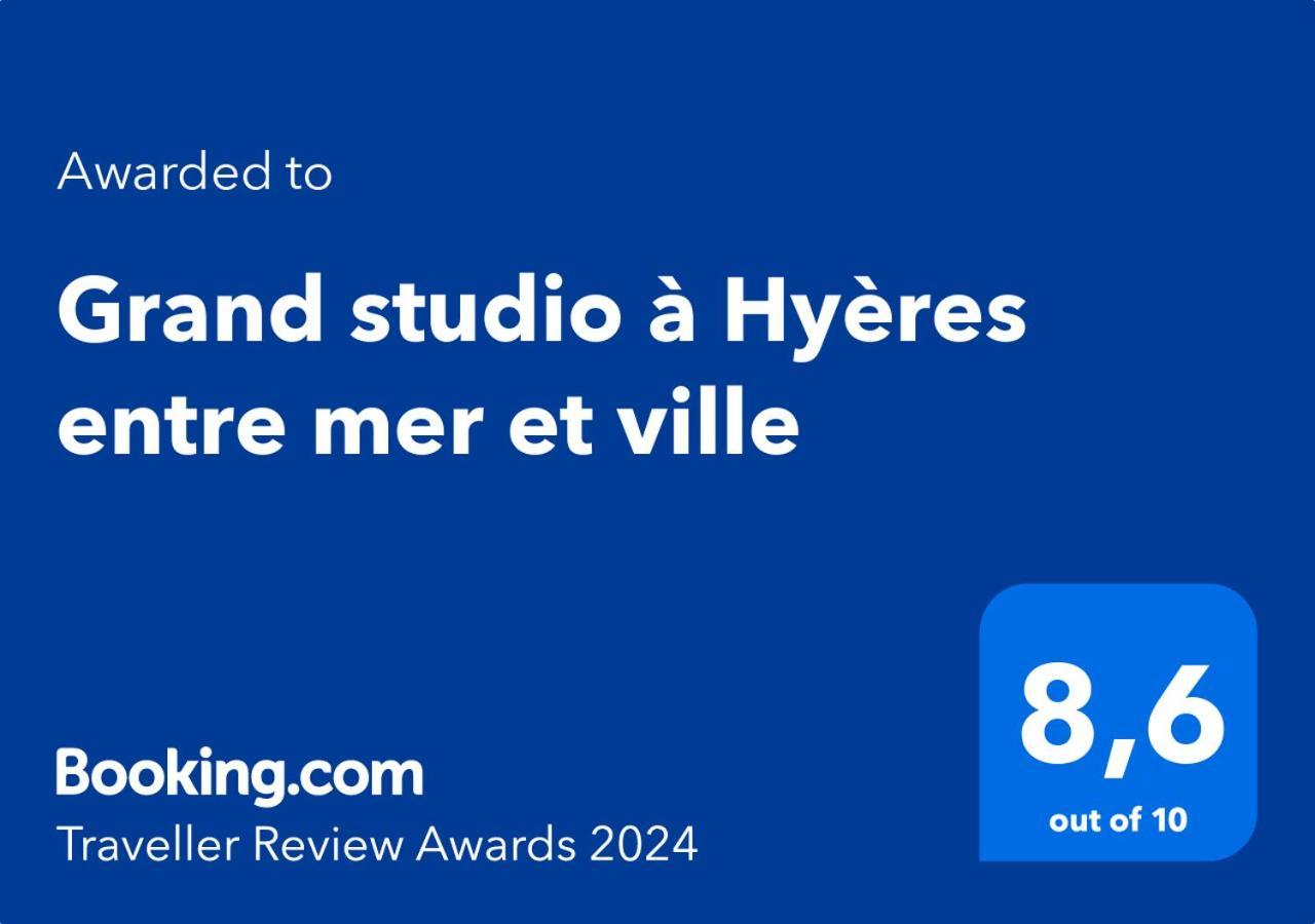 Grand Studio A Hyeres Entre Mer Et Ville 외부 사진